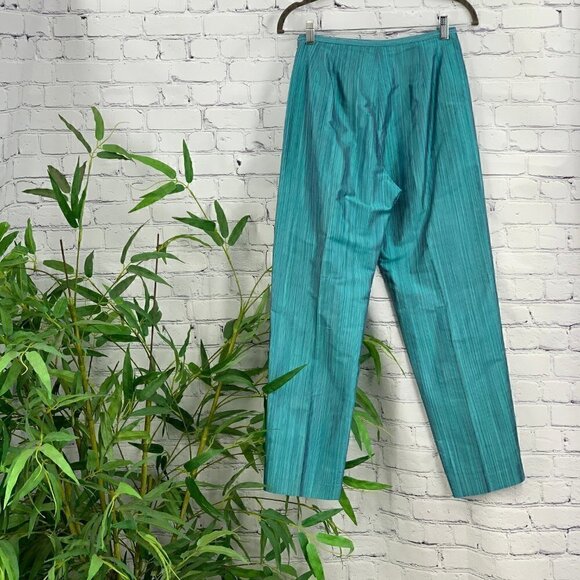 Karren Kane Lifestyle Turquoise & Purple Silk Set - Picture 4 of 8